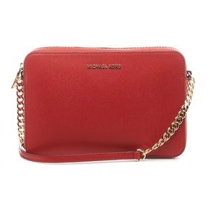Michael Michael Kors crossbody bag - Red leather Jet Set - BRAND NEW